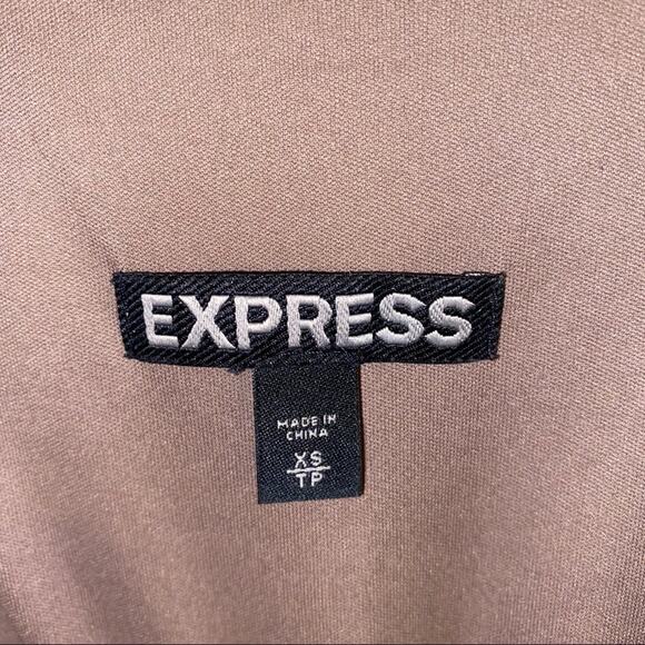 EXPRESS Gold Sequin mini party dress XS - Picture 3 of 5